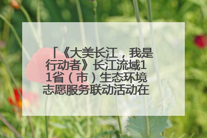 《大美长江，我是行动者》长江流域11省（市）生态环境志愿服务联动活动在江苏南通成功启动