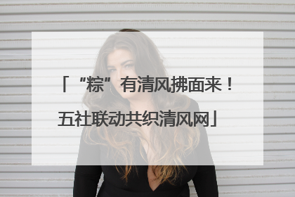 “粽”有清风拂面来！五社联动共织清风网