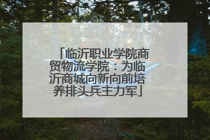 临沂职业学院商贸物流学院：为临沂商城向新向前培养排头兵主力军