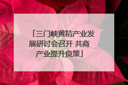 三门峡黄精产业发展研讨会召开 共商产业提升良策