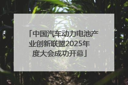 中国汽车动力电池产业创新联盟2025年度大会成功开幕