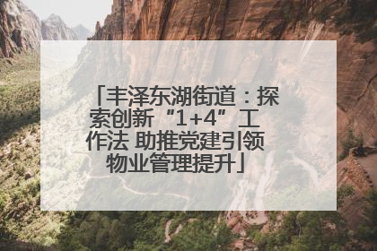 丰泽东湖街道：探索创新“1+4”工作法 助推党建引领物业管理提升