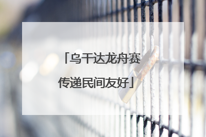 乌干达龙舟赛传递民间友好
