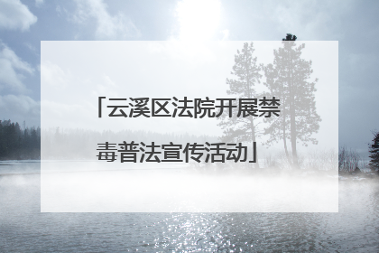 云溪区法院开展禁毒普法宣传活动