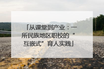 从课堂到产业：一所民族地区职校的“互嵌式”育人实践