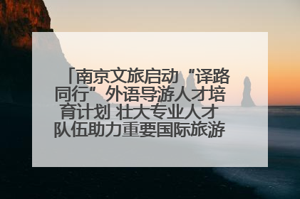 南京文旅启动“译路同行”外语导游人才培育计划 壮大专业人才队伍助力重要国际旅游目的地建设