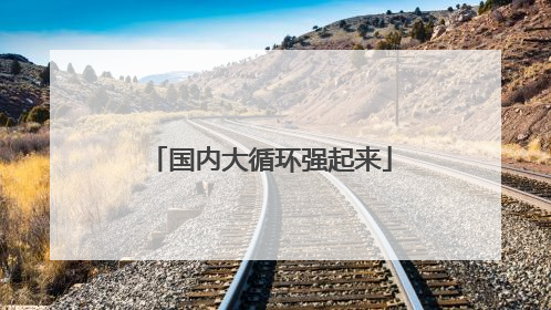 国内大循环强起来