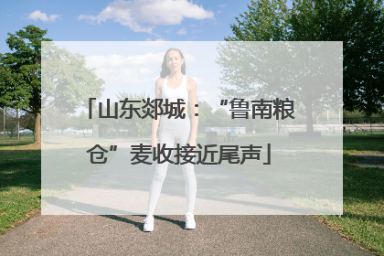 山东郯城：“鲁南粮仓”麦收接近尾声