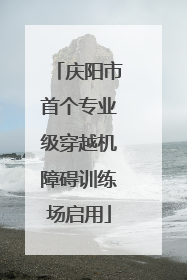 庆阳市首个专业级穿越机障碍训练场启用