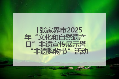 张家界市2025年“文化和自然遗产日”非遗宣传展示暨“非遗购物节”活动在慈利县盛大启幕