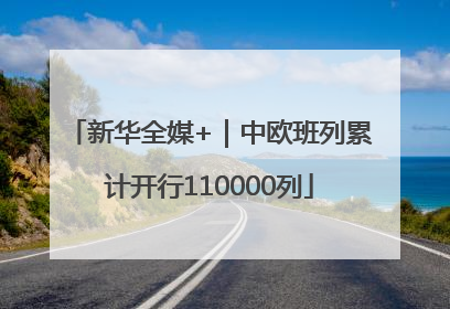 新华全媒+｜中欧班列累计开行110000列