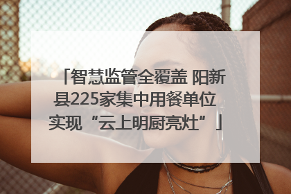 智慧监管全覆盖 阳新县225家集中用餐单位实现“云上明厨亮灶”