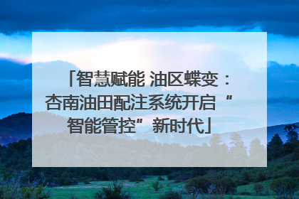 智慧赋能 油区蝶变：杏南油田配注系统开启“智能管控”新时代