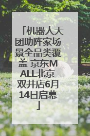 机器人天团助阵家场景全品类覆盖 京东MALL北京双井店6月14日启幕