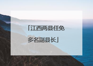 江西两县任免多名副县长