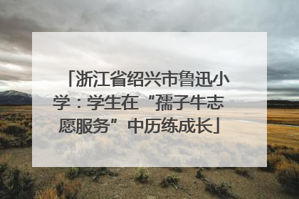 浙江省绍兴市鲁迅小学：学生在“孺子牛志愿服务”中历练成长