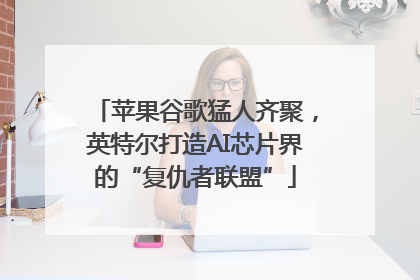 苹果谷歌猛人齐聚，英特尔打造AI芯片界的“复仇者联盟”