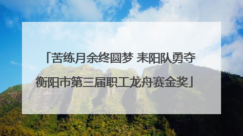 苦练月余终圆梦 耒阳队勇夺衡阳市第三届职工龙舟赛金奖
