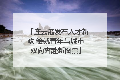 连云港发布人才新政 绘就青年与城市双向奔赴新图景