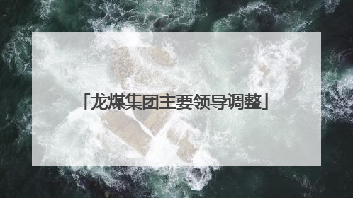 龙煤集团主要领导调整