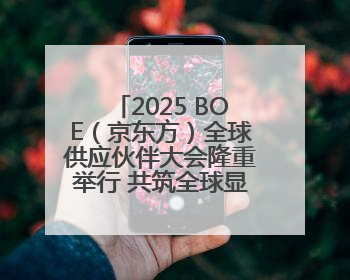 2025 BOE（京东方）全球供应伙伴大会隆重举行 共筑全球显示产业共生共赢新格局