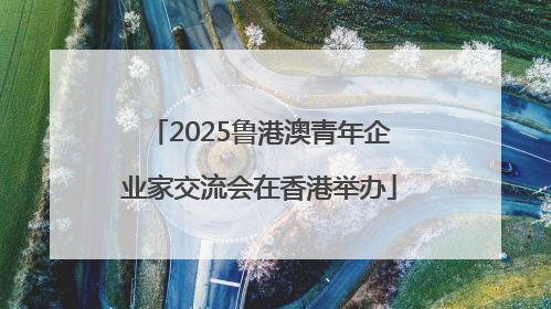2025鲁港澳青年企业家交流会在香港举办
